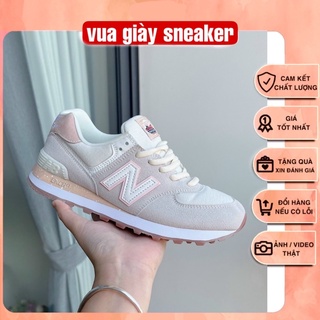 Giày thể thao sneaker chữ N 574 màu kem nâu