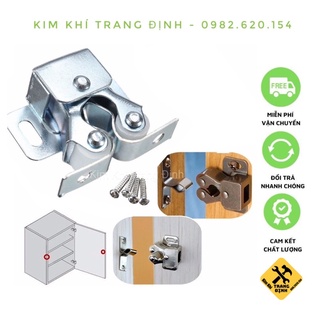 Chốt sập cánh tủ, kẹp tủ, hít cánh tủ màu trắng
