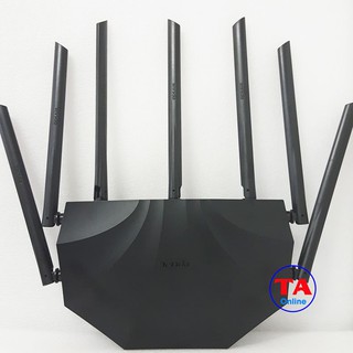 Bộ Phát Wifi Tenda AC23 - Hai Băng Tần - Tốc Độ 2100Mbps - 7 anten 6dbi Cho Khả Năng Phủ Sóng Mạnh Mẽ