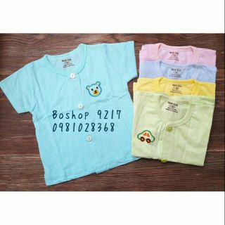 Áo cộc sơ sinh 100% cotton hàng đẹp