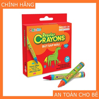 Bút Sáp Màu DUKA Regular Crayons - 24 Màu [An Toàn Cho Bé]