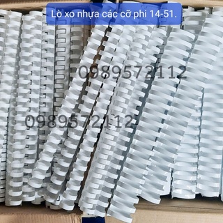 Lò xo nhựa đóng tài liệu phi 14 -51mm (120-440 tờ).
