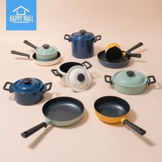 Nồi chảo chống dính Lock&amp;Lock Decore thiết kế tinh tế nhiều màu LDE1142 LDE1181 LDE1182 LDE1202 LDE1204 LDE1244 LDE1225