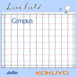 Túi Đựng Tài Liệu Có Khóa Zip Campus Line Field A4 Cây Đầu To