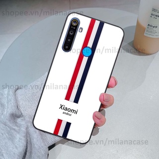 Ốp Realme 5 / 5 Pro / C3 in giả da phong cách thể thao, cá tính, thời trang
