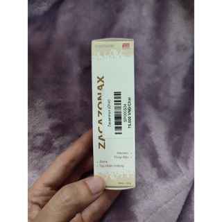 Gel bôi da zacazonax làm sạch, kháng khuẩn, dưỡng ẩm