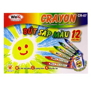 Bút Sáp 12 Màu WinQ - CR07