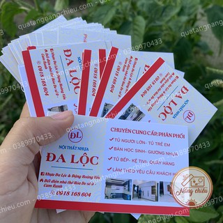 Card visit, danh thiếp in theo yêu cầu, chất liệu giấy dày dặn, free thiết kế theo mẫu sẵn có
