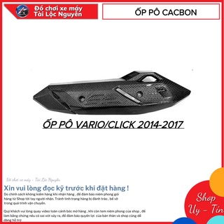 ỐP PÔ CACBON CHO HONDA VARIO/CLICK 2014-2017