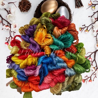 Set 28 Chỉ Cotton Airo Tông Màu Nổi