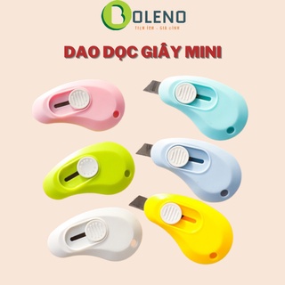 dao rọc giấy mini kiêm móc khóa siêu tiện lợi, dao cắt giấy bỏ túi lưỡi inox