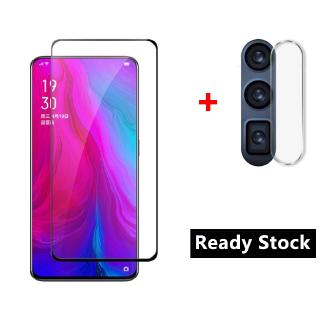 OPPO Reno 10x Zoom Tempered Glass Screen Protector For OPPO F11 F9 Pro F7 F5 A79 A77 A7A5S A3S Full Glue Screen Protector &amp; Camera Lens Glass Protector