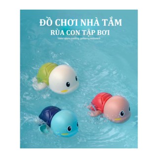 [DEAL] Đồ chơi nhà tắm vịt - rùa bơi vặn cót siêu cưng cho bé thỏa sức vui chơi, nhựa nguyên sinh an toàn