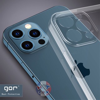 Ốp lưng dẻo trong suốt Gor Nature cho Iphone 12 Pro Max / 12 Pro / 12 / 12 Mini