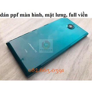 Dán mặt lưng PPF, Carbon Sharp AQous F-04G chống trầy xước
