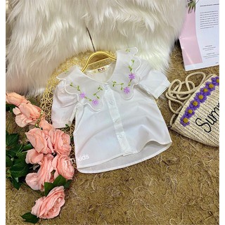 Áo kiểu cho bé gái mẫu dễ thương