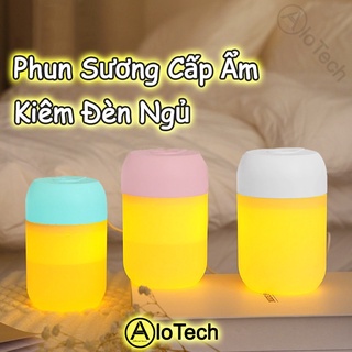 Máy Xông Tinh Dầu Kiêm Đèn Ngủ Mini Tạo Ẩm - Máy Khuếch Tán Tinh Dầu Xông Phòng 300ml MX06