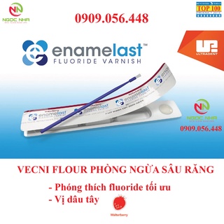 Gel bôi vecni flour viền đỏ Enamelast chống sâu răng cho trẻ em và người lớn, giảm ê buốt cho răng người lớn