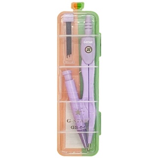 Bộ Compa Kèm Ngòi Chì Gstar GS-04 - Màu Tím