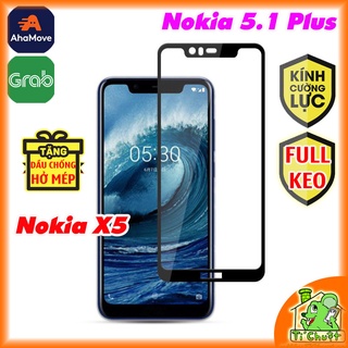 [FULL KEO-Ảnh Thật] Kính CL Nokia 5.1 Plus/ X5 Cường Lực 2.5D FULL Màn