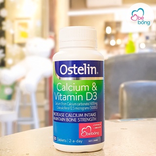 Canxi và vitamin D3 Ostelin Úc 130 viên