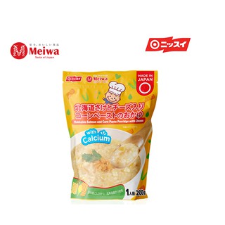 Cháo tươi Meiwa vị Cá hồi Hokkaido, Bắp, Phô mai 200g/gói