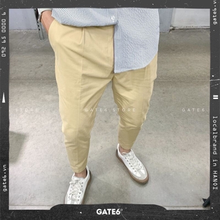Quần kaki GATE6 dáng carrot fit, phần hông thoải mái, ống ngang mắt cá trendy - Carrot fit I - #G0001