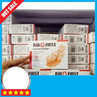 HỘP 100 MIẾNG URGO DÁN VẾT THƯƠNG AID FIRST CAO CẤP [HÀNG LOẠI 1]