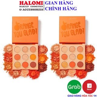 Bảng Phấn Mắt Colourpop Orange 9 Ô You Glad Pressed Powder Palette  tone cam vàng cực xinh chính hãng HALOMI