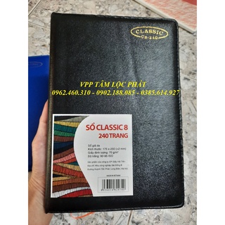 Sổ da Classic C8-240 trang Hải Tiến 4740 (175mm * 250mm) - Sổ da B5