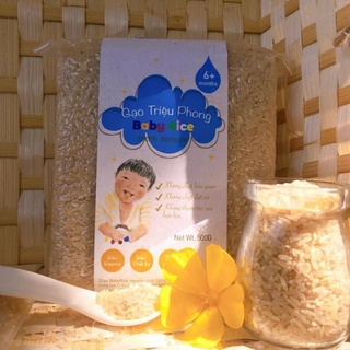 Gạo ăn dặm Baby Rice Triệu Phong cho bé, canh tác tự nhiên và xát dối giàu dưỡng chất