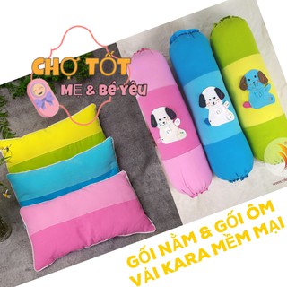 GỐI NẰM, GỐI ÔM CHO BÉ VẢI KARA KIMHOME