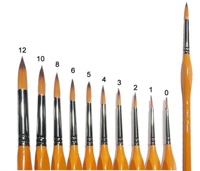 CỌ VẼ HAND ZBS2(đầu nhọn)