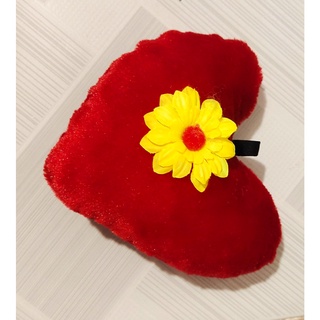 Trái tim nhồi bông siêu mịn đáng yêu cute dùng làm quà tặng trang trí - gaubongbobo