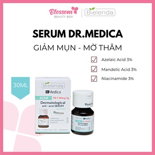 Serum giảm mụn và thâm Bielenda Dr. Medica Anti-acne chứa Mandelic. niacinamide, azelaic acid
