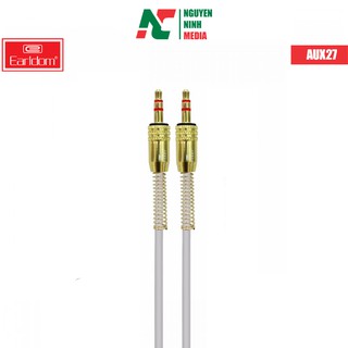 [Mã ELHACE giảm 4% đơn 300K] (AUX-27) Dây Ra Loa 2 đầu 3.5 Thiết Kế Lò Xo Chống Đứt Gãy Earldom AUX27