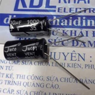 TỤ HÓA, TỤ PHÂN CỰC 1000uf 35V (10 tụ) KDE1814