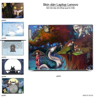 Skin dán Laptop Lenovo in hình Ghibli nhiều mẫu 10 (inbox mã máy cho Shop)