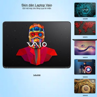 Skin dán Laptop Sony Vaio in hình 3D Abstract (inbox mã máy cho Shop)