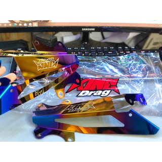 [Mã LIFEAUMAY giảm 10% tối đa 30k đơn 150k] Ốp Dè Titan Kingdrag Sịn Cho Xe Exciter 150