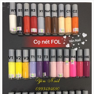 Combo 8 chai Cọ Nét +3 nước pha Fol