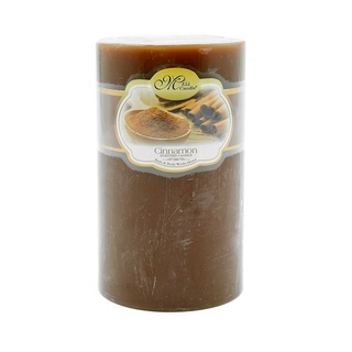 Nến thơm trụ tròn D5H8 Miss Candle NQM0819 5 x 8 cm (Nâu đậm, hương mocha)