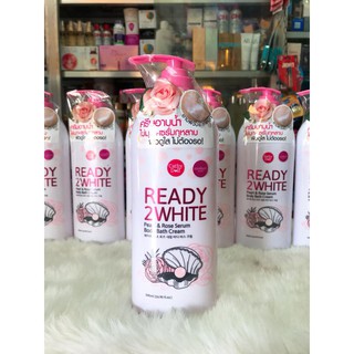 Sữa tắm Ready 2 White Pearl &amp; Rose Serum Body Bath Cream Cathy Doll