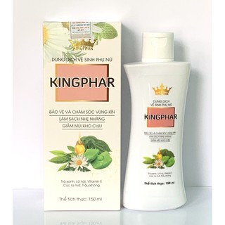 Dung Dịch Vệ Sinh Phụ Nữ KINGPHAR - Chai 150ml - Bảo Vệ Và Chăm Sóc Vùng Kín, Làm Sạch Nhẹ Nhàng , Giảm Mùi Khó Chịu