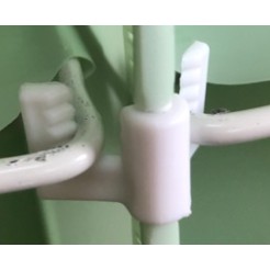 Kẹp đôi 4 chiếc - mở rộng, thay thế tủ giày chia 2, chia 3 - H2 Store