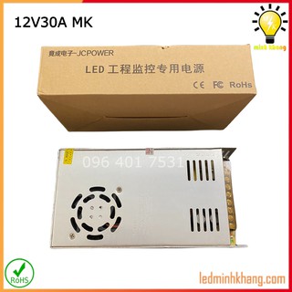 Nguồn 12V30A  chính hãng (Nguồn JC POWER)