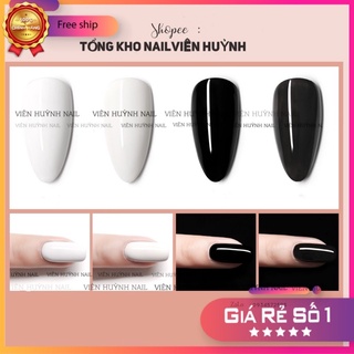 Sơn gel trắng đen chíng hãng milan