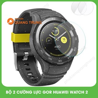 Bộ 2 kính cường lực gor dành cho smartwatch huawei watch 2