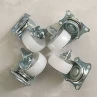 Bộ 4 bánh xe đẩy hàng xoay 360 độ, có khóa chống trượt loại 5cm