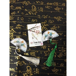Bookmark Quạt ngọc thanh côn luân phiến tam sinh tam thế bookmark cổ trang đánh dấu trang đẹp
